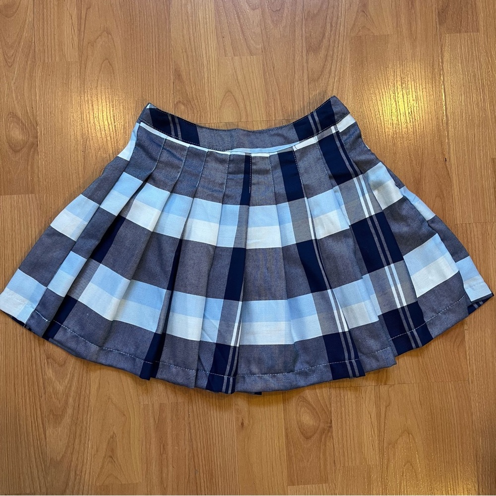 Forever 21 pleated plaid mini skirt